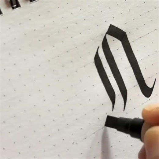 Gothic capital “A” for Abundance✨#calligraphy #gothiccalligraphy #learning #dailylearning#lettering