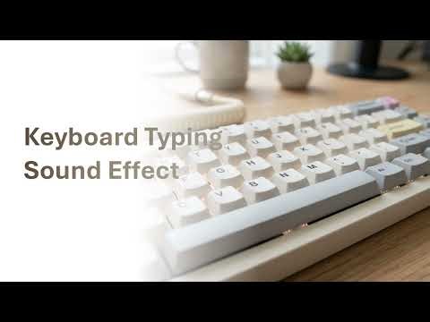 Calming Typing Sounds ⌨️ Keyboard ASMR for Studying, Focus & Sleep