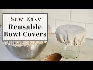 Make Your Own Reusable Bowl Cover With This Easy tutorial!