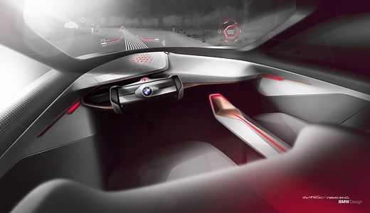 BMW Vision Next 100: Full-size Head-Up Display with Augmented Reality