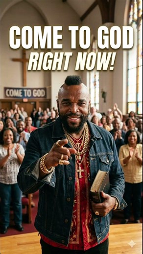 Mr.T wants you to come to God right now! Follow this channel to grow in your faith in Christ.