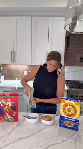 🛑 ✋ Most cereals are dessert in disguise. They send your blood sugar on a roller coaster 🎢 Energy spike → crash → cravings → repeat. You deserve better. Instead, build a breakfast that: ✔️ has quality protein ✔️ includes healthy fats ✔️ delivers real nutrients ✔️ high in fiber ✔️ keeps you full for hours ✔️ low in calories When you fuel your cells instead of stress them, everything changes…mood, focus, hormones, metabolism. Want to know my go to breakfast for the past 25 yrs. that checks all t