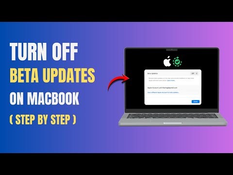How to Turn Off Beta Update on MacBook - Full Guide