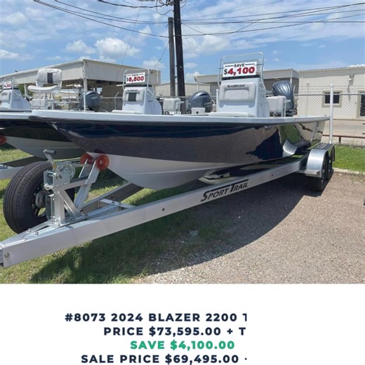 1.7K views | Super sale going on now on all Blazer Boats in stock visit our website at www.waypointmarine.com or call 361-651-2628 | Waypoint Marine | Facebook