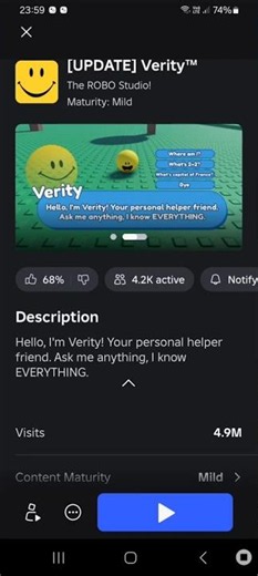 Yo Verity whats 2+2? #roblox #robloxshorts