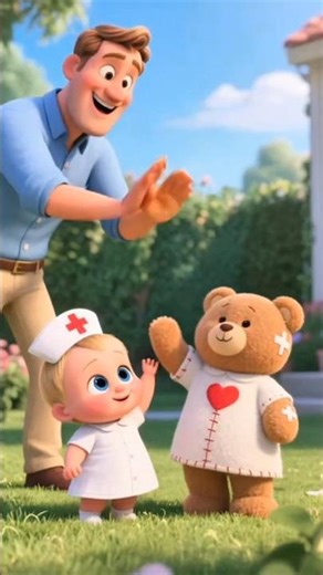 Little Baby Becomes a Nurse 🩺👶 | Kids 3D Cartoon #3dcartoon