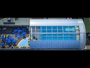Retractable Enclosure Pool for Ontario Racquet Club