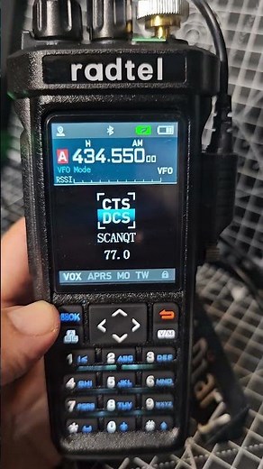 Radtel RT950 Pro.CTCSS & DCS Scanning