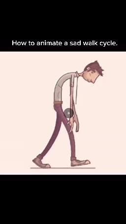 How to animate. #Walk cycle #sadwalk cycle #animation walk cycle #how to animate character #2 the animation #traditional animation