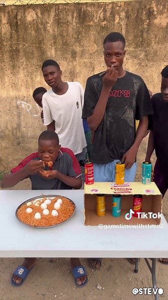 Get the can puzzle to eat the spaghetti challenge ever🔥 #fyp #gamechallenge #gametimewithstevo2