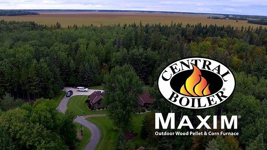 Tending an indoor wood pellet stove can be labor-intensive and requires constant loading & maintenance. The Maxim outdoor wood pellet and corn furnace offers the convenience of being able to heat for a week on a single fuel load, or even longer with an optional hopper. #CentralBoiler #Maxim | Central Boiler