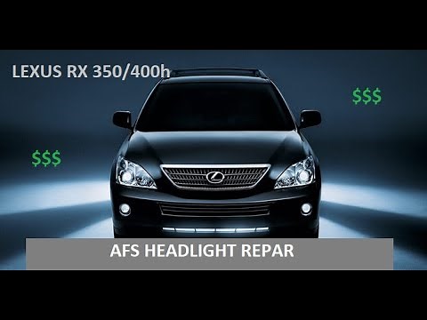 Lexus RX350 RX400H AFS Headlight repair