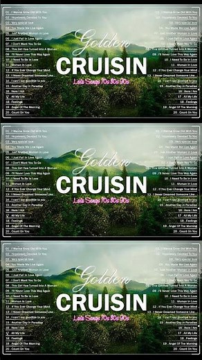 Golden Cruisin Love Songs Collection - Best Evergreen Songs - Nonstop Love Songs 80s 90s Compilation