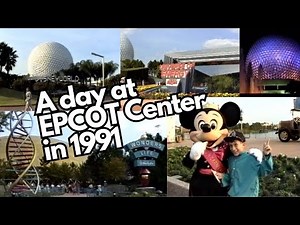 A day at EPCOT Center in 1991! Home videos from Walt Disney World Orlando, Florida