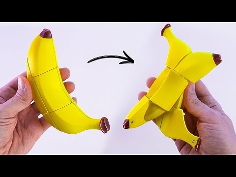 This BANANA is a RUBIK’S CUBE | Solved all FRUIT PUZZLES