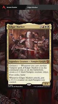 Edgar Markov and 5 essential cards 🧛 #mtg #commander #edh #magic #edgar_markov #markov