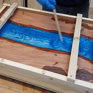 194K views · 670 reactions | DIY Ebiara Wood and Epoxy Tray | DIY & Crafts | Facebook