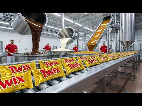 How Twix Bars Are Made In Factory