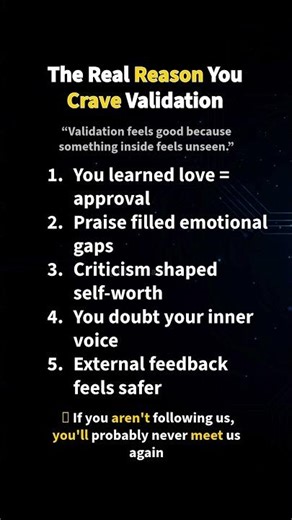 The Real Reason You Crave Validation