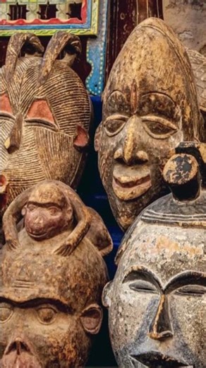 Traditional African Art 🎨 Stories Carved Through Time #shorts