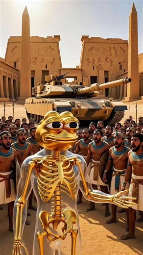 Что если бы у тебя был танк в древнем Египте? | tank