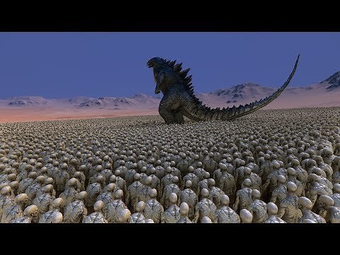 1000 GODZILLA vs 50000 ZOMBIE - Ultimate Epic Battle Simulator