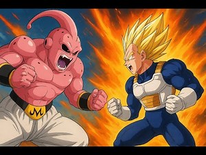 Majin Buu vs Vegeta – The Final Stand Begins! 💥🔥 | Dragon Ball Z Epic Fight