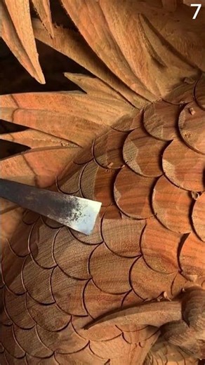 Mekanis pekerja mengukir patung menggunakan alat sederhana #shorts