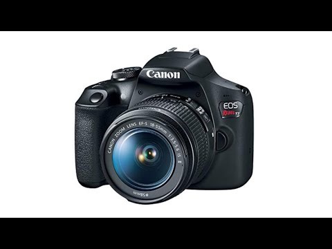 Review: Canon EOS Rebel T7 DSLR Camera | Best Beginner Camera with 24.1MP Sensor