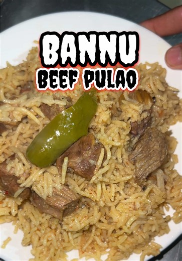Delicious Bannu Beef Pulao Recipe