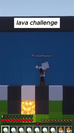 minecraft lava challenge with the indoor boys #minecraft #fyp #smp #lava