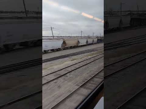 @Westbound aboard The TRE Trinity Railway Express, Dallas Texas