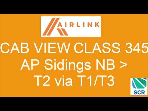 SCR Driver's View - Airport Parkway Siding to Terminal 2 via T1 & T3 @ Airlink