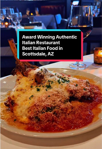 Out of 13,000 restaurants in the Phoenix metro valley, this authentic Italian restaurant took home the coveted #1 award for Best Signature Dish, Veal Parmesan. A prestigious Arizona Restaurant Association Foodist award is one of the highest honors one can be bestowed in the Arizona restaurant industry. This Italian gem can be best described as a hug from your Italian Grandmother. Warm and welcoming in all of the best ways. Atmosphere is the perfect blend of old-school NY style Italian sophistica
