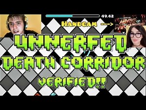 UNNERFED DEATH CORRIDOR VERIFIED!!!!! (NEW TOP 1)(RACE AGAINST @n1ckxd) Geometry Dash