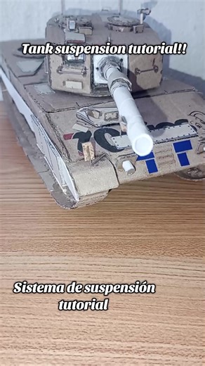 Tank suspension tutorial #stabilizer #tutorial #cardboard #recreation #realism #germany #DIY #cardboardcrafts #tank #leopard2 #engineering #militar #warthunder