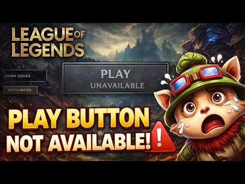 Fix League of Legends Play Button Not Available (2026) | Riot Client Not Working FIX