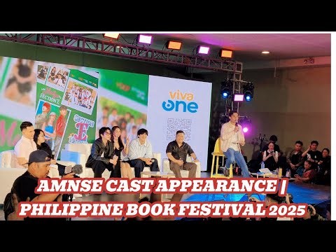[FULL] AMNSE Cast Appearance | Philippine Book Festival 2025