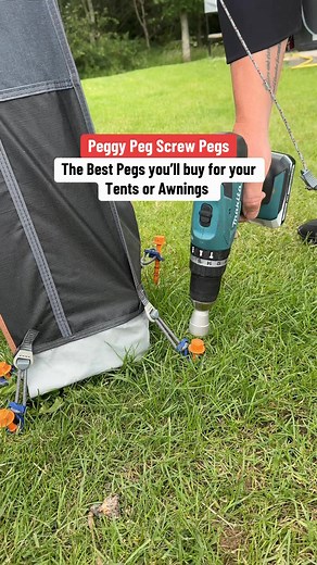 We love our Peggy Pegs — and here’s why! 💪 These clever screw-in pegs make setting up camp fast, easy, and rock-solid on any ground. No more bent pegs or frustration — just strong, reliable holds every time. Once you try Peggy Pegs, you’ll never go back! 🌄✨ RIVA15 will get you 15% off 🔗 https://peggypeg.co.uk #caravanlife #caravanning #caravanhacks #caravantips #screwpegs #peggypegs #campingpegs #touringcaravan #awning #awningsetup #campinglife #campinghacks #fblifestyle | TouringwithRiva