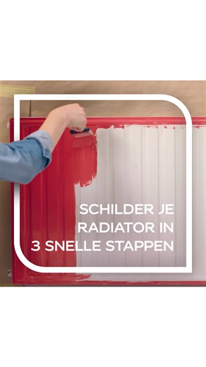 Schuren, schoonmaken, schilderen en klaar! Met Flexa mooi makkelijk is het apart gronden en aflakken van radiatoren verleden tijd. Geef in 3 simpele stappen een make-over aan je radiator en daarmee een opkikker aan de hele ruimte. Zie hier hoe! 🍒 | Flexa