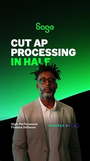 When you automate your end-to-end AP process, you reduce time spent by 50% Let us show you how by taking a product demo today ⬇️ | Sage