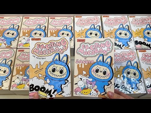 [💸 paper diy 💸] LABUBU BLIND BOX COLLECTION unboxing! | tutorial | asmr