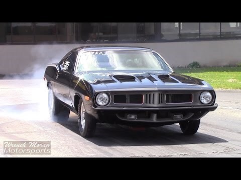 Bad In Black 1972 Plymouth Barracuda