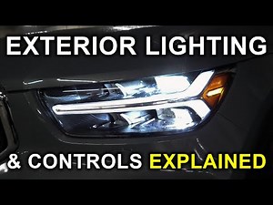 Volvo XC40 (2019-2025): Exterior Lighting And Controls Explained!
