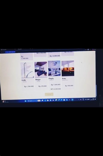 i created html css model website