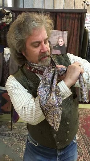 True West How To: Tie a Cowboy Buckaroo Knot with Larry Bitterman of The Old Frontier Clothing Co.