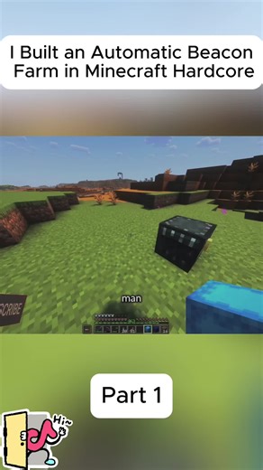 Automatic Beacon Farm in Minecraft Hardcore