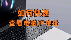 一个指令，快速查看电脑IP地址。