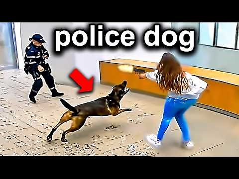 When Cops Are Saved By Police Dogs