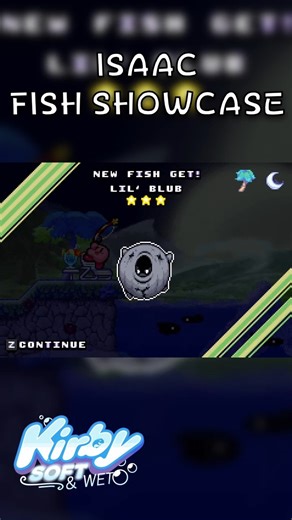 Kirby ~ Soft & Wet - Isaac Fish Showcase #nintendo #retro #gaming